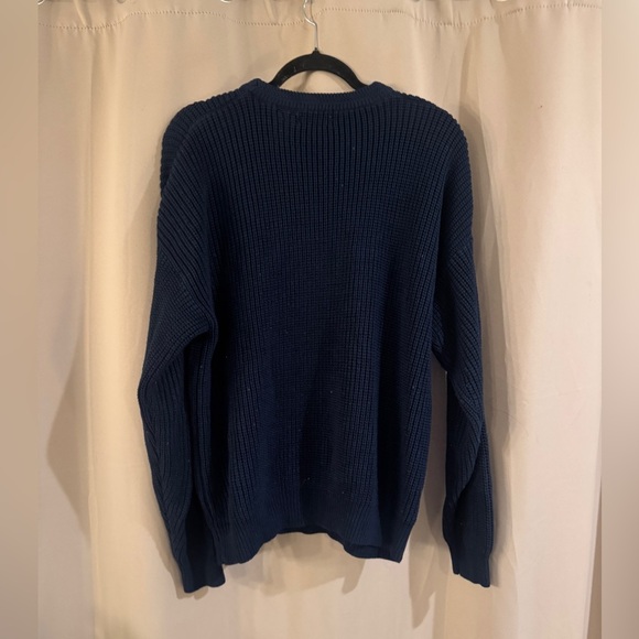 Men's Vintage Graphix Blue Sweater - Picture 2 of 5